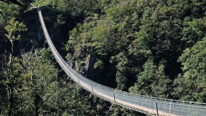 Ponte Tibetano - Canton Ticino
